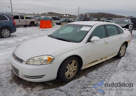 2012 Chevrolet Impala Lt из США, поврежденный, VIN 2G1WB5E31C1198089